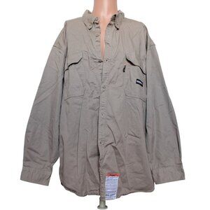 Berne FR Men’s Tan Jacket Size 2XL Regular Flame Resistant Workwear Coat